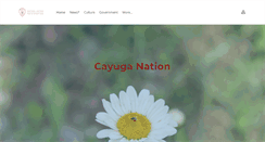 Desktop Screenshot of cayuganation-nsn.gov